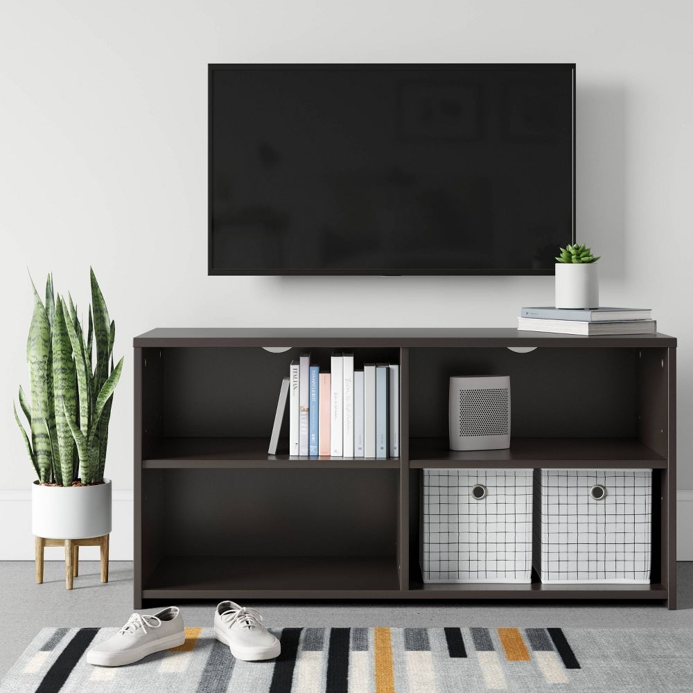 Storage TV Stand for TVs up to 43" Black – Room Essentials™
